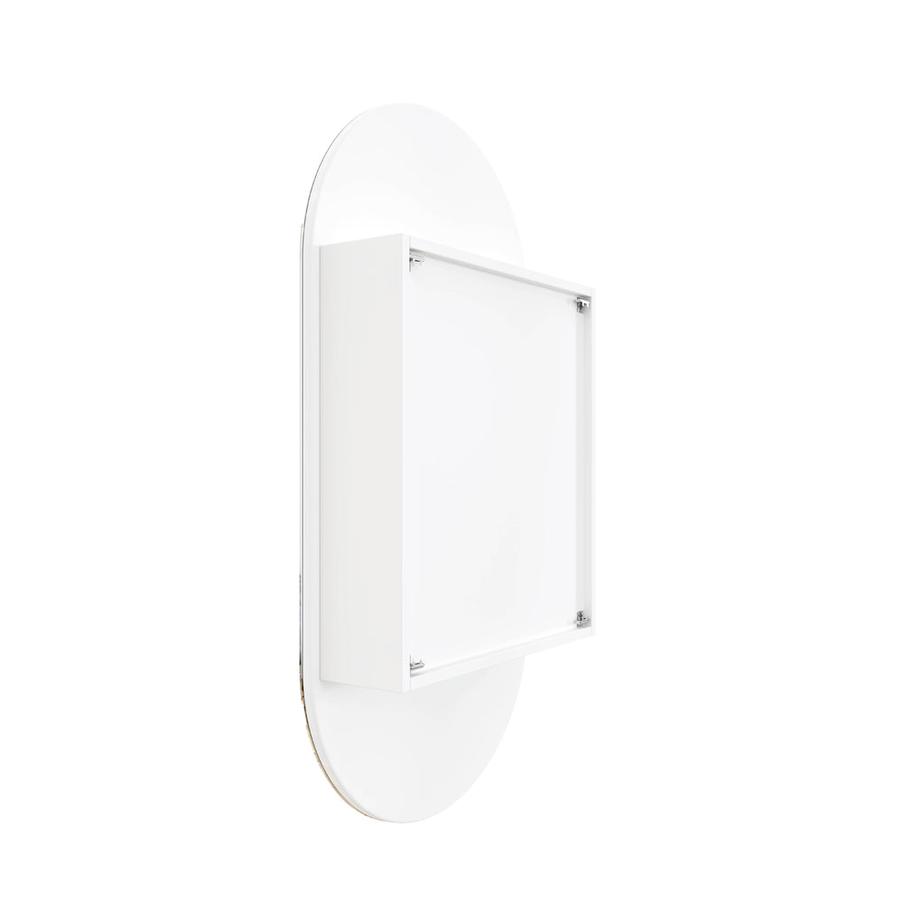 LP5010W Pill White Mirror Cabinet