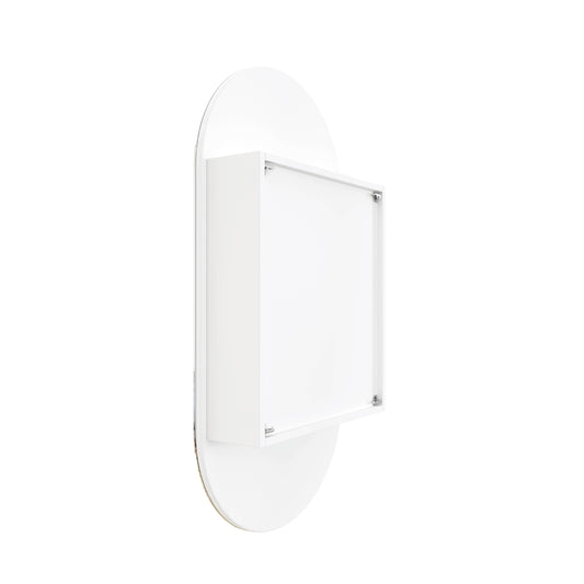 LP5010W Pill White Mirror Cabinet