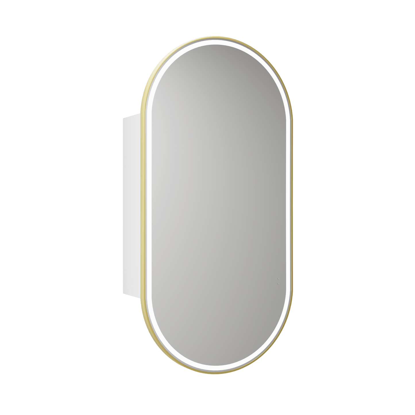 Beau Monde LED Shaving Cabinet Matte White