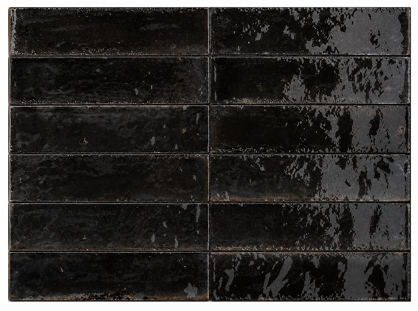 Lago Black Gloss Subway Tile