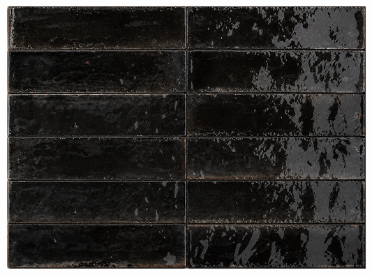 Lago Black Gloss Subway Tile
