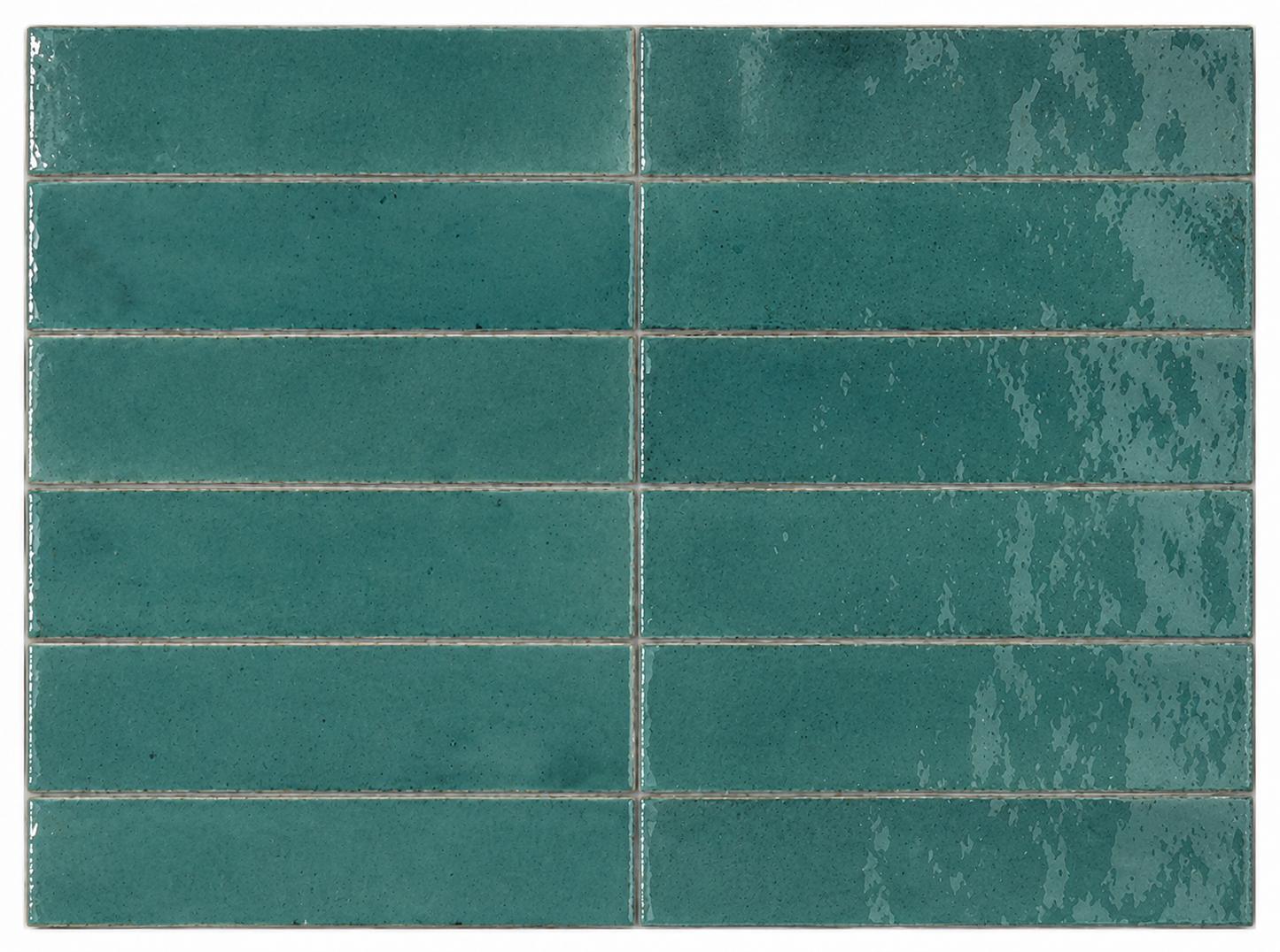 Lago Teal Gloss Subway Tile