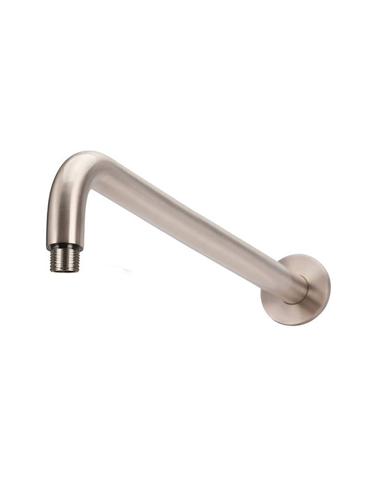 ROUND WALL SHOWER CURVED ARM 400MM