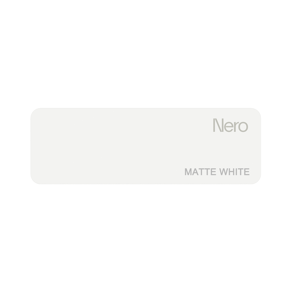 BRUSHED MATTE WHITE