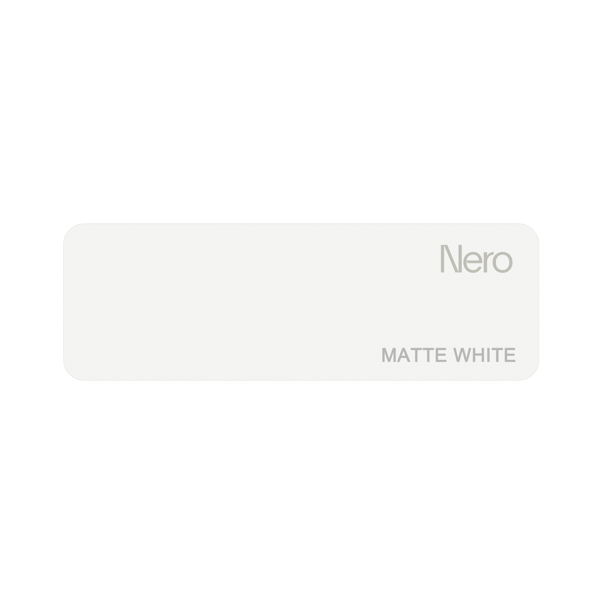 BRUSHED MATTE WHITE