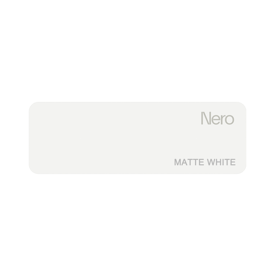 BRUSHED MATTE WHITE