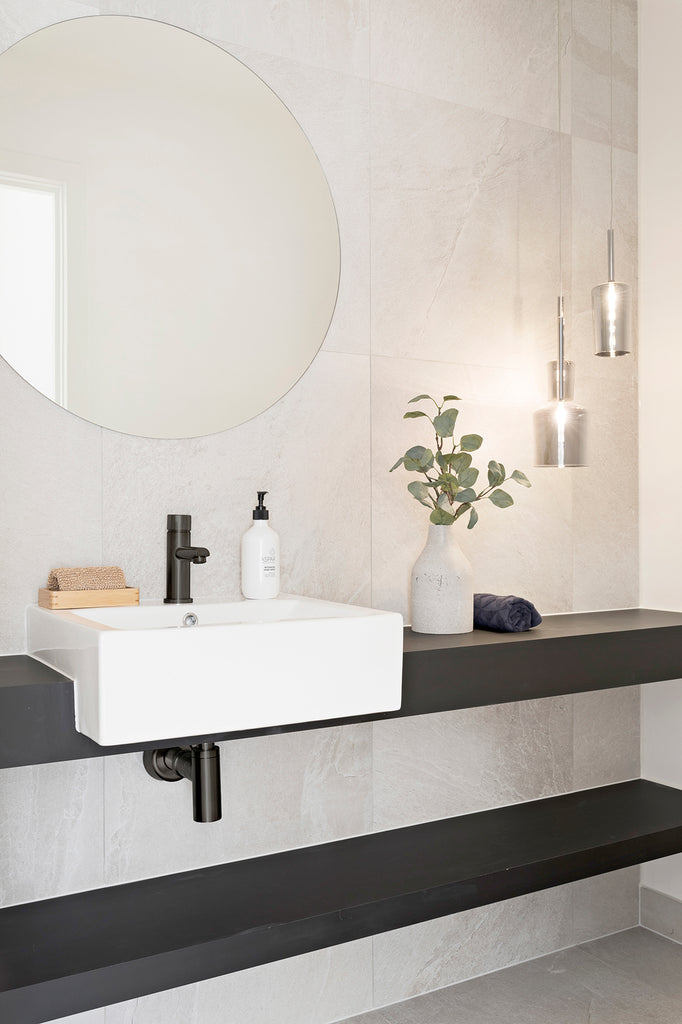 ROUND PINLESS BASIN MIXER