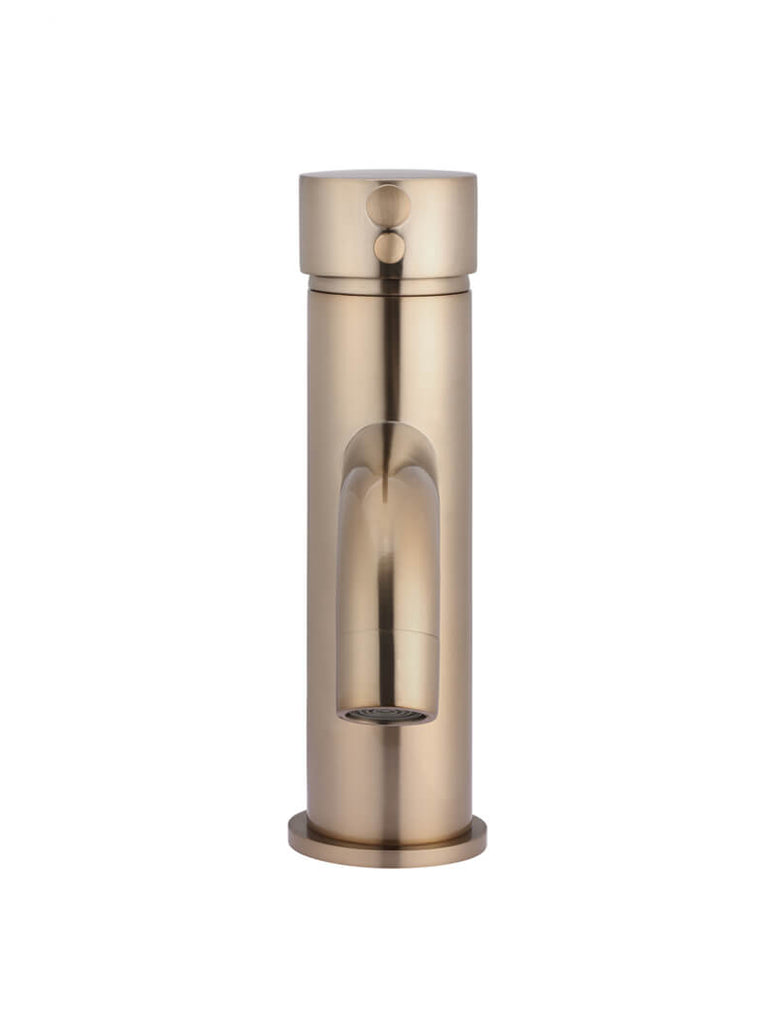 ROUND BASIN MIXER CURVED