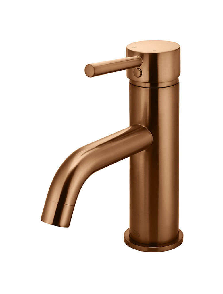 ROUND BASIN MIXER CURVED
