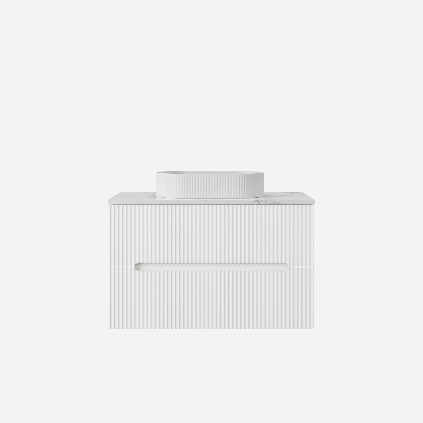 Cabarita Morden Wall Hung PVC Cabinet Matte White