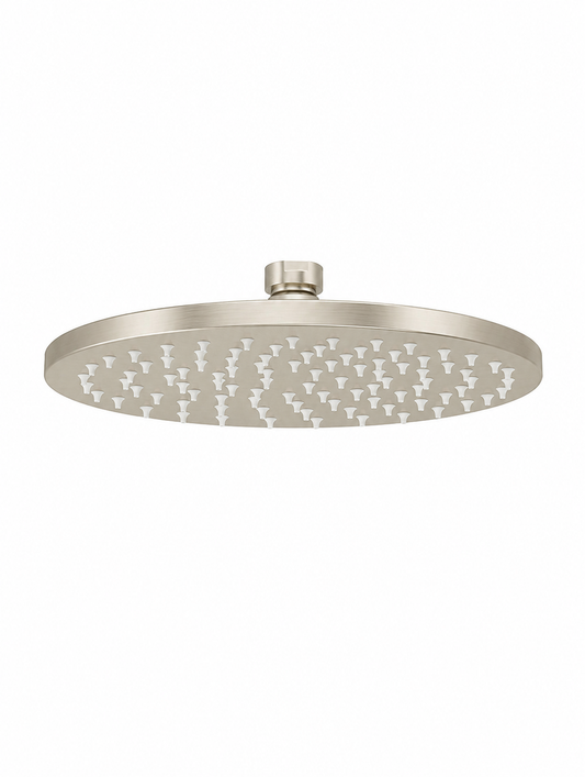 Meir Round Shower Rose 200MM - Shower Head — PVD Brushed Nickel, Brushed Nickel