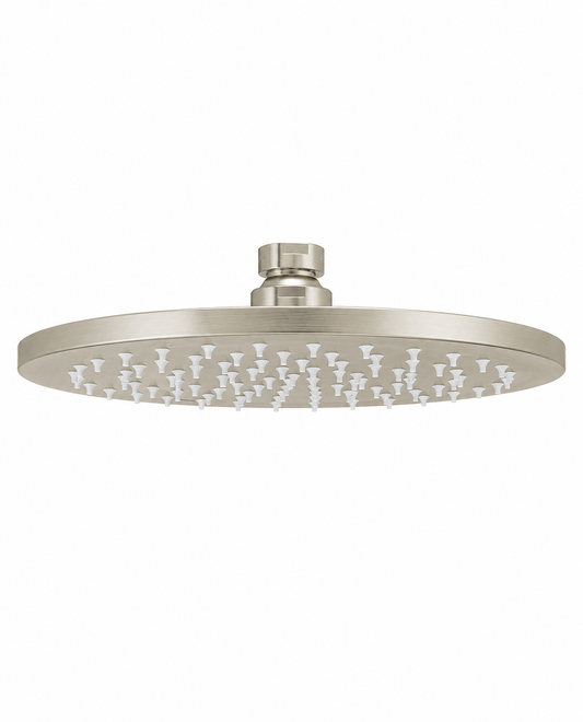 Meir Round Shower Rose 200MM - Shower Head — PVD Brushed Nickel, Brushed Nickel