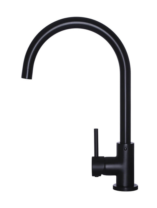 ROUND GOOSENECK KITCHEN MIXER TAP