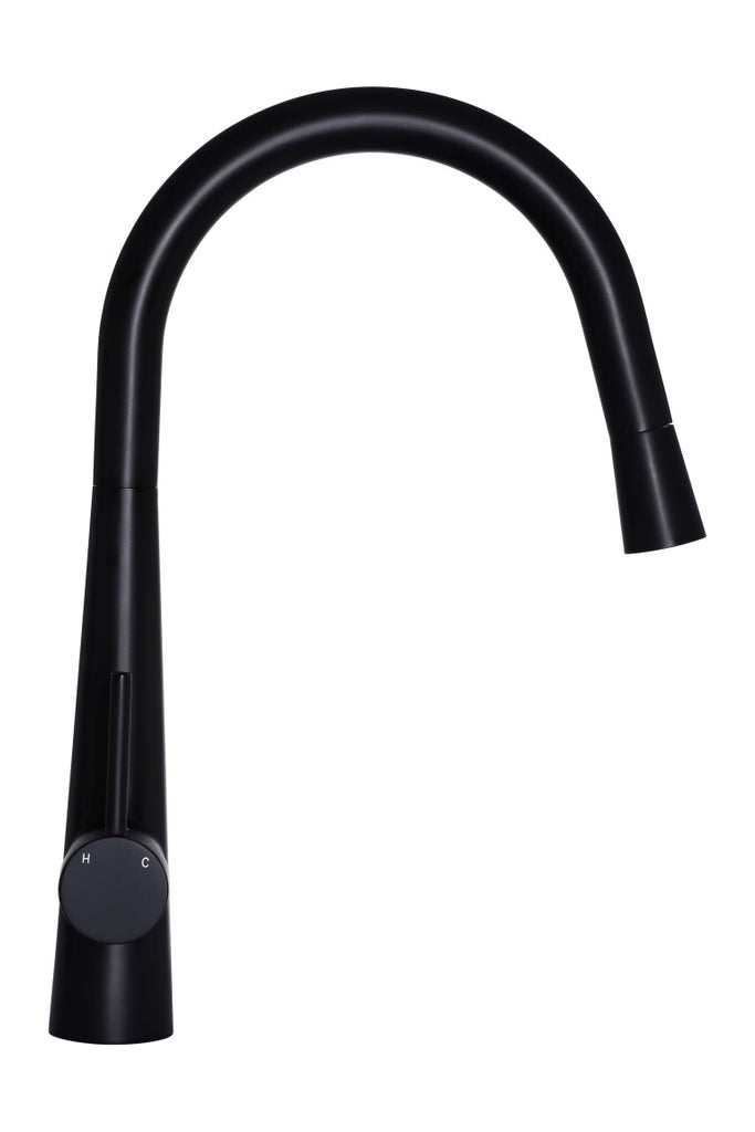 ROUND PULL OUT KITCHEN MIXER TAP