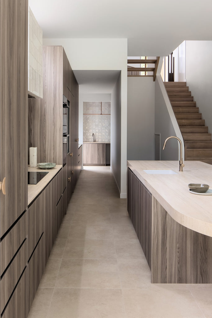 ROUND PICCOLA PULL OUT KITCHEN MIXER TAP