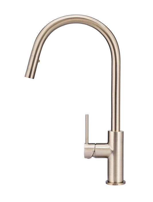 ROUND PICCOLA PULL OUT KITCHEN MIXER TAP