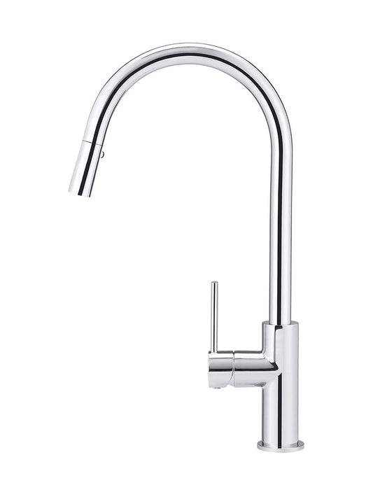 ROUND PICCOLA PULL OUT KITCHEN MIXER TAP