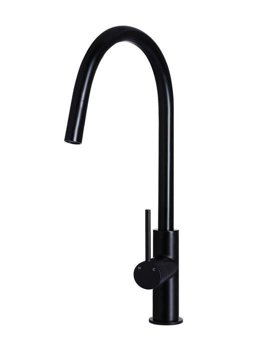 ROUND PICCOLA PULL OUT KITCHEN MIXER TAP