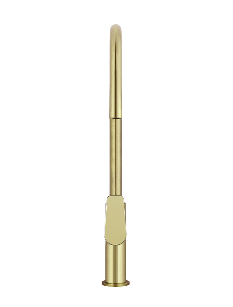 ROUND PADDLE PICCOLA PULL OUT KITCHEN MIXER TAP