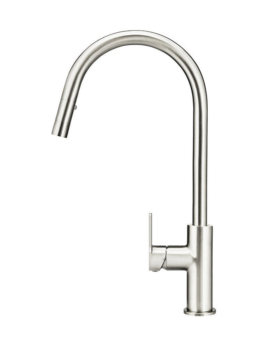 ROUND PADDLE PICCOLA PULL OUT KITCHEN MIXER TAP