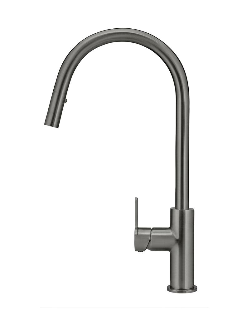 ROUND PADDLE PICCOLA PULL OUT KITCHEN MIXER TAP