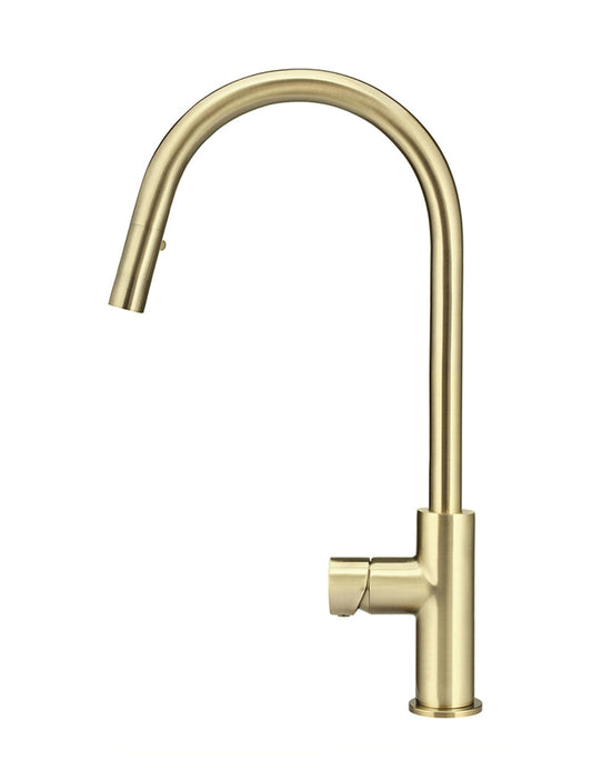 ROUND PINLESS PICCOLA PULL OUT KITCHEN MIXER TAP
