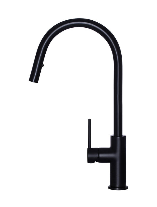 ROUND PICCOLA PULL OUT KITCHEN MIXER TAP