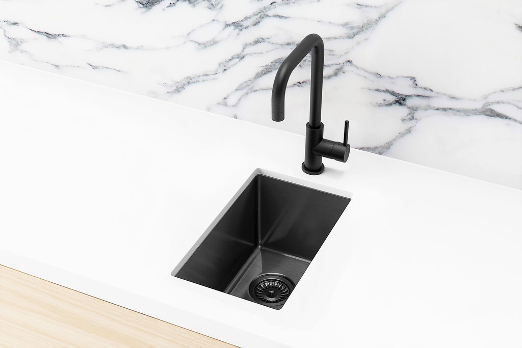 Lavello Bar Sink - Single Bowl 382 X 272 Gunmetal Black — Stainless Steel