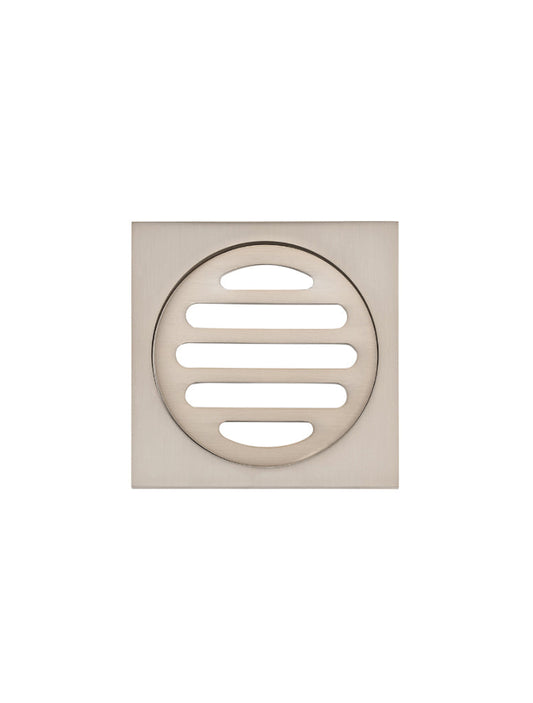 SQUARE FLOOR GRATE SHOWER DRAIN 80MM OUTLET