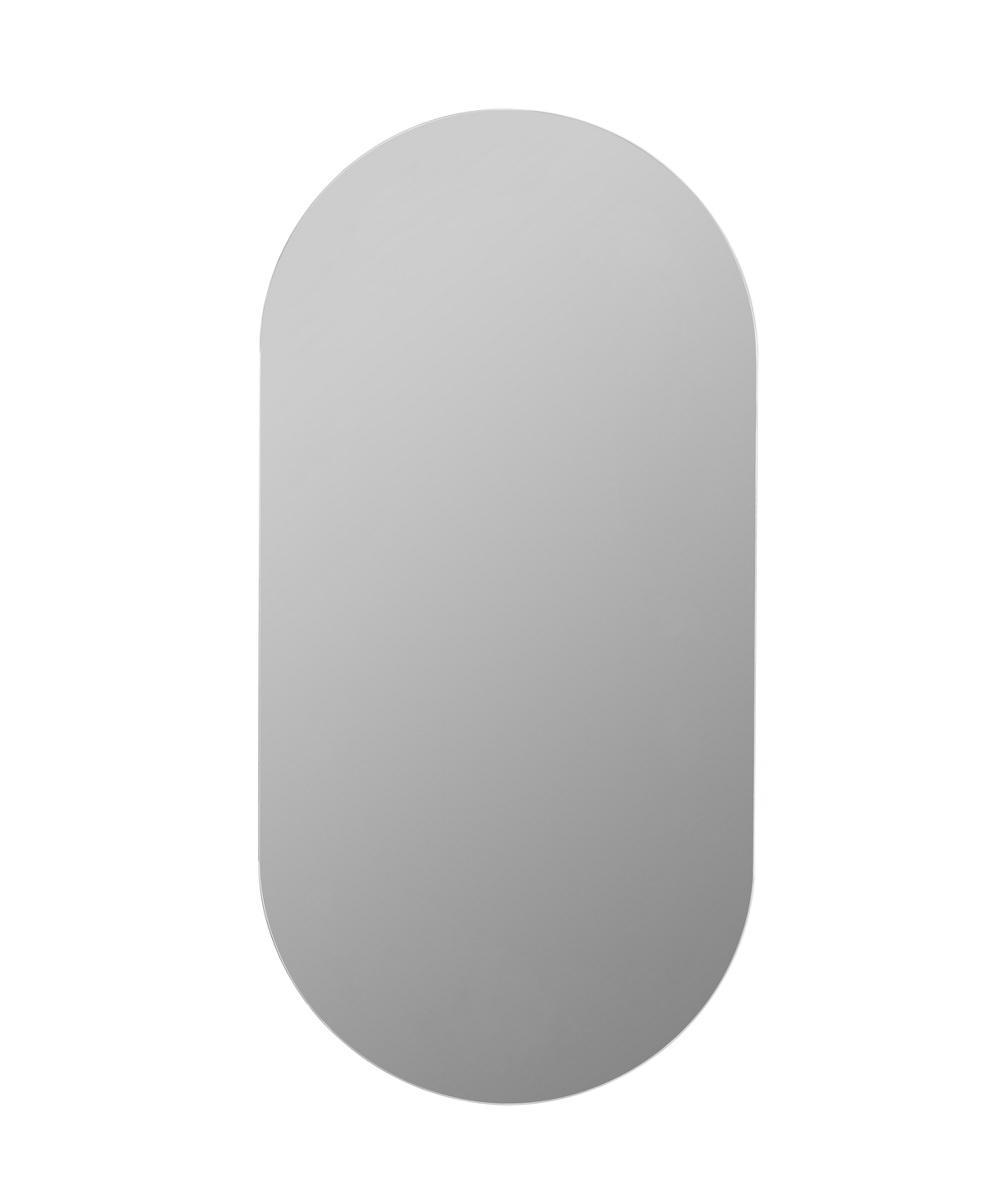 Allison Pill Shaving Cabinets 450x900x150 LK-MAPLSV4590 — Matte White, Pill Shape Mirrors