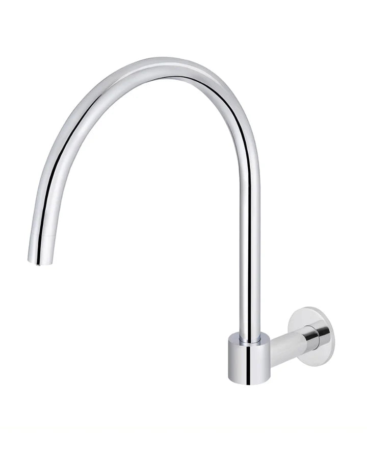 ROUND HIGH-RISE SWIVEL WALL SPOUT