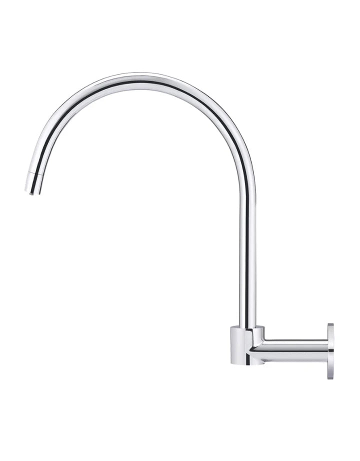 ROUND HIGH-RISE SWIVEL WALL SPOUT