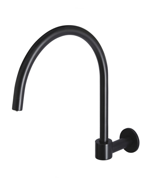 ROUND HIGH-RISE SWIVEL WALL SPOUT