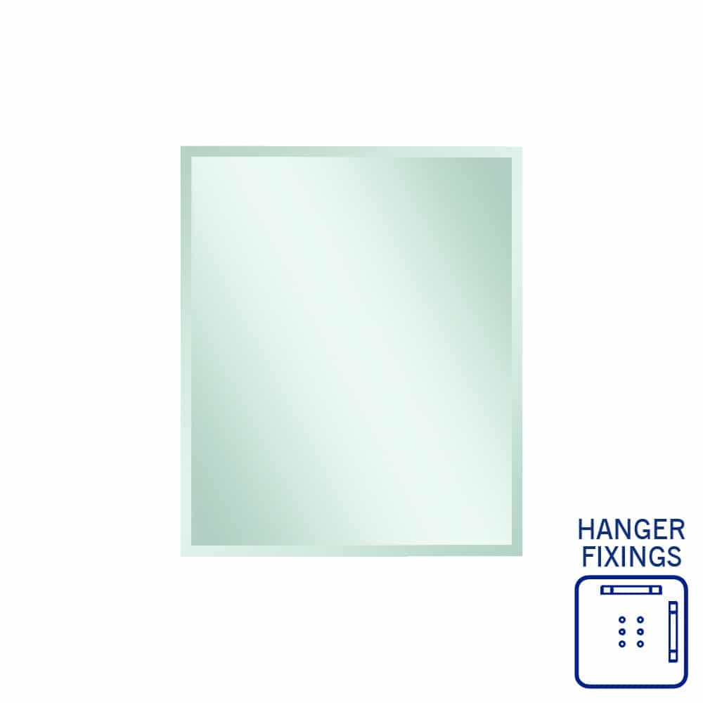 MS9075HN Rectangle 25mm Bevel Edge Mirror
