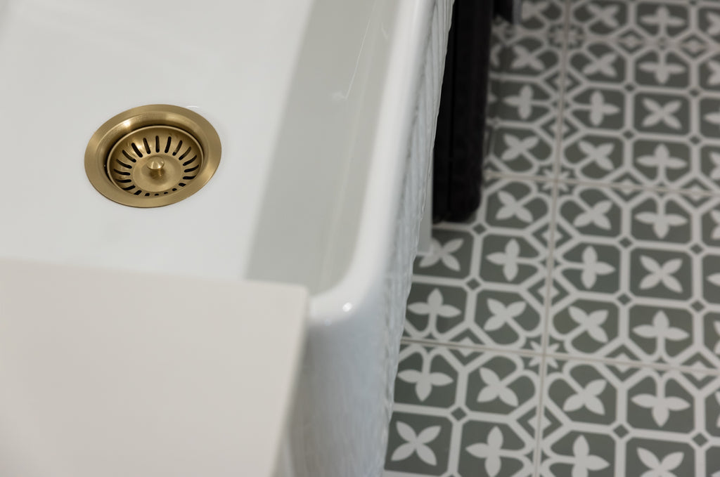 LAVELLO SINK STRAINER AND WASTE PLUG BASKET WITH STOPPER