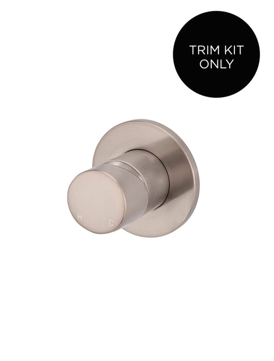 ROUND WALL MIXER PINLESS HANDLE TRIM KIT (IN-WALL BODY NOT INCLUDED)