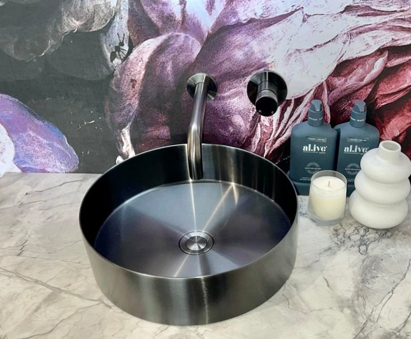 ROUND WALL MIXER PINLESS HANDLE TRIM KIT (IN-WALL BODY NOT INCLUDED)