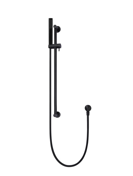 ROUND HAND SHOWER ON RAIL COLUMN