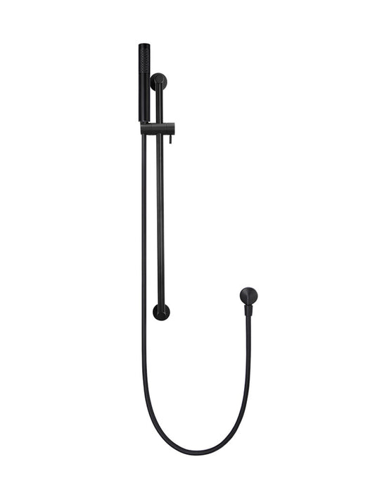 ROUND HAND SHOWER ON RAIL COLUMN