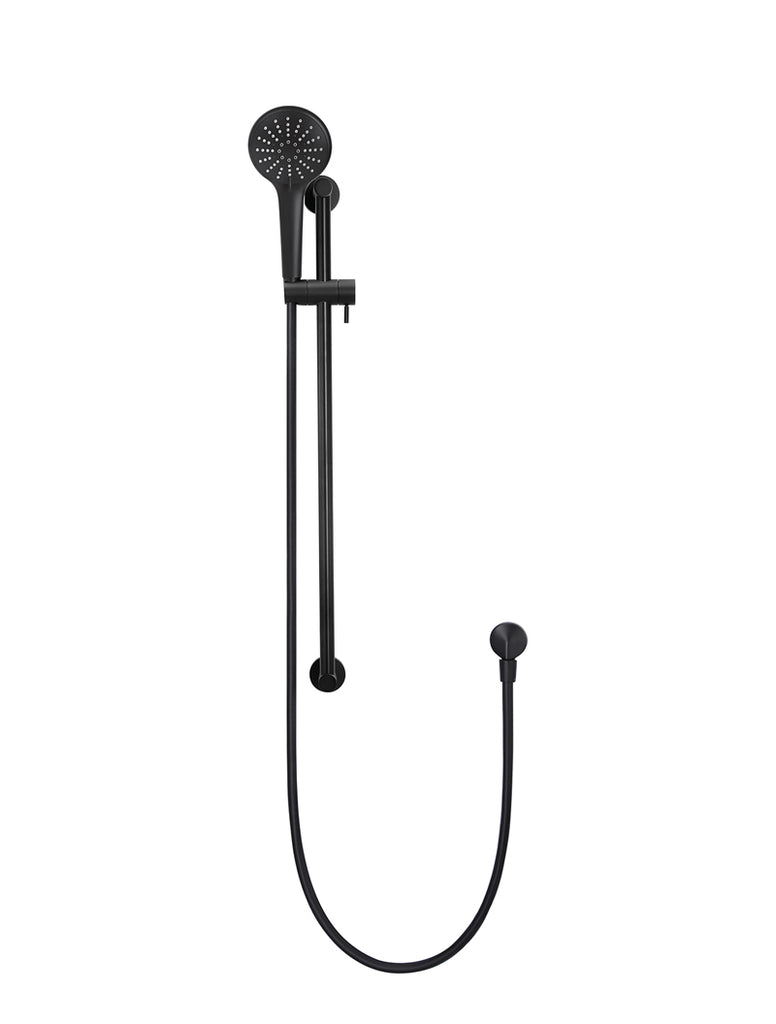 ROUND THREE FUNCTION HAND SHOWER ON RAIL COLUMN