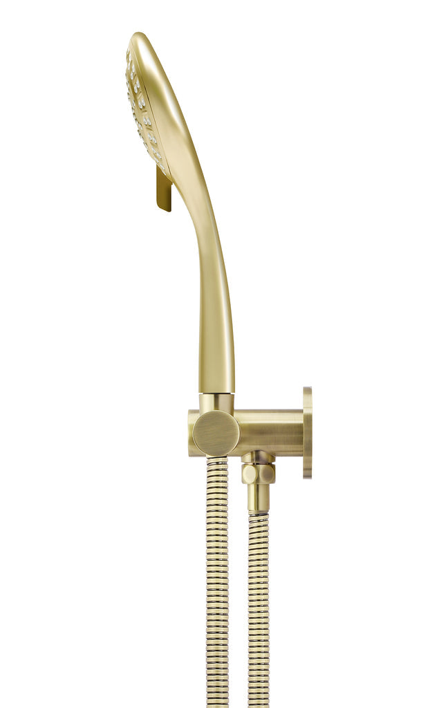 ROUND HAND SHOWER ON SWIVEL BRACKET PVD TIGER BRONZE