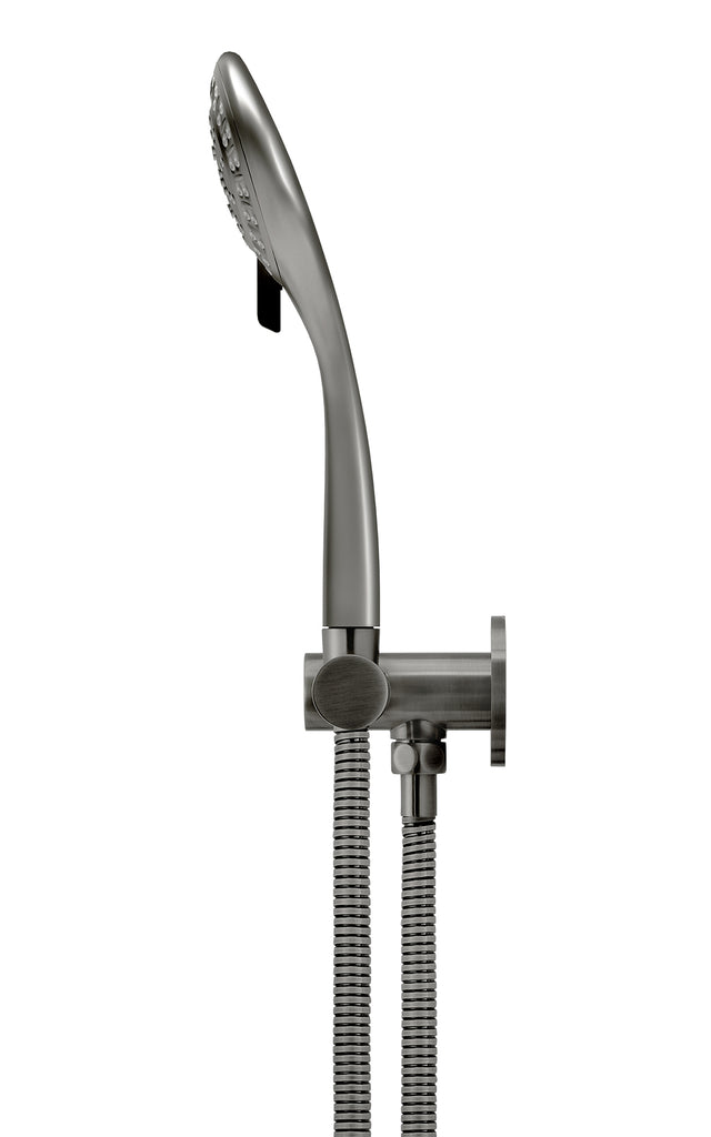 ROUND HAND SHOWER ON SWIVEL BRACKET