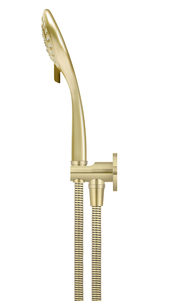 ROUND THREE FUNCTION HAND SHOWER ON FIXED BRACKET