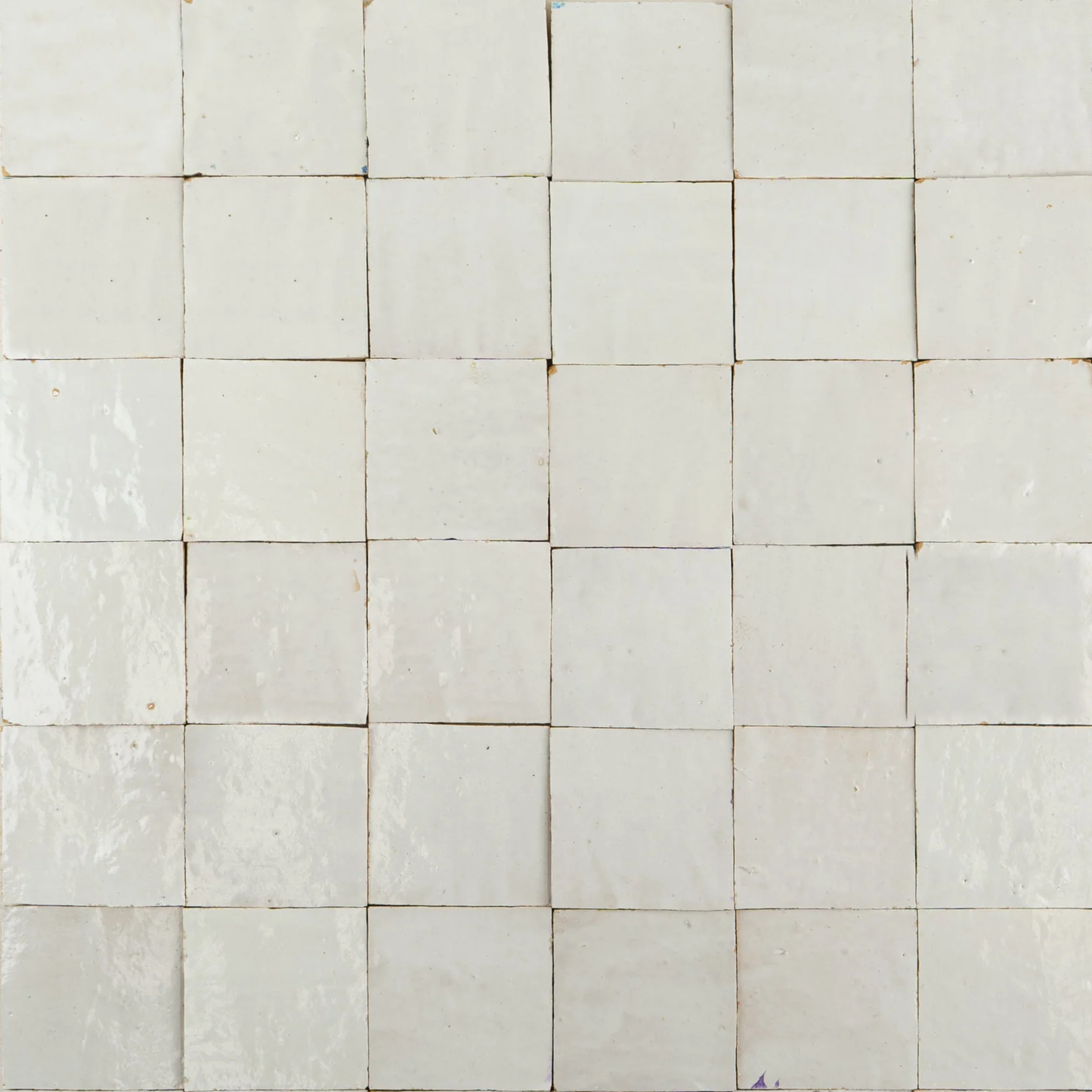 Medina White Bianca Casa Moroccan Zellige Square Tile