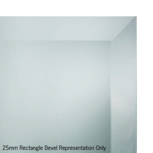 MS9075HN Rectangle 25mm Bevel Edge Mirror