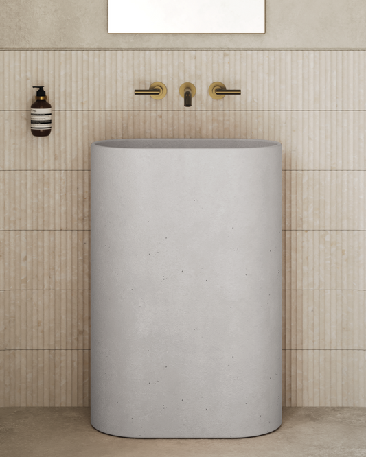 Molli Freestanding Basin (Cloud)