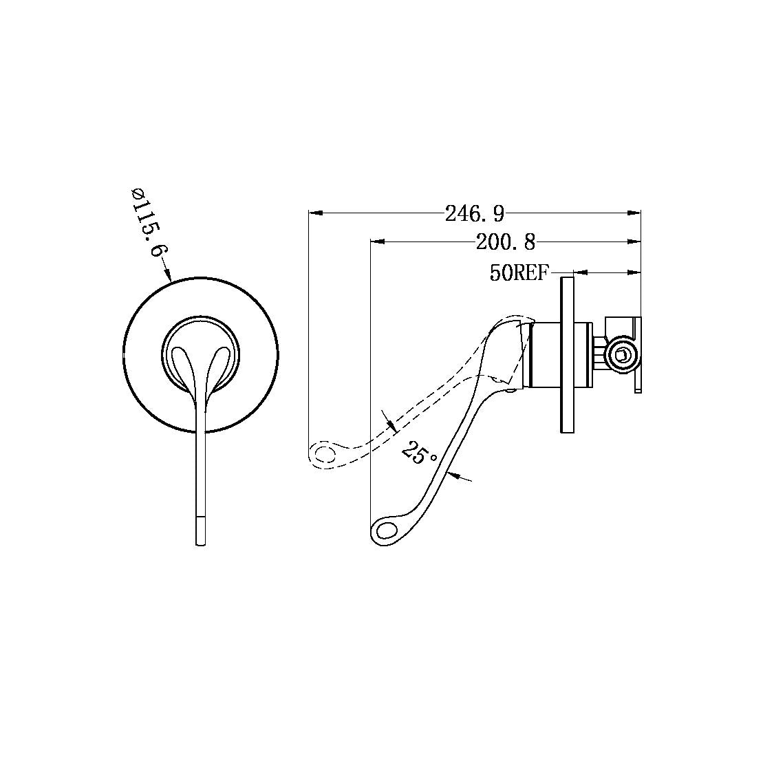 Classic Care Shower Mixer Chrome — Chrome & Stainless