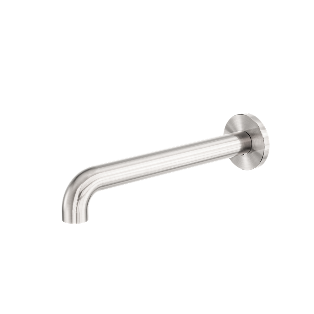 ZEN SS316L ROUND BASIN/BATH SPOUT ONLY 185/230MM BRUSHED NICKEL
