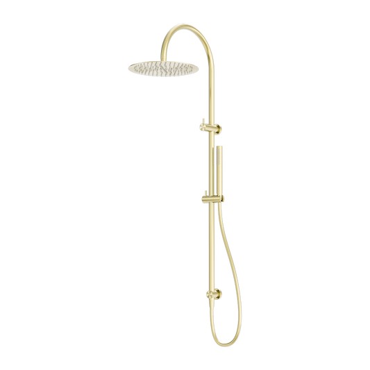 ZEN SS316L TWIN SHOWER BRUSHED GOLD