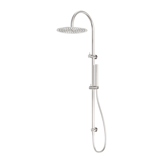 ZEN SS316L TWIN SHOWER BRUSHED NICKEL